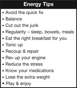 Energy Tips CHART