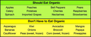 food chart organic600x244